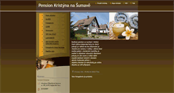 Desktop Screenshot of pensionkristyna.cz