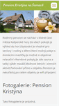 Mobile Screenshot of pensionkristyna.cz